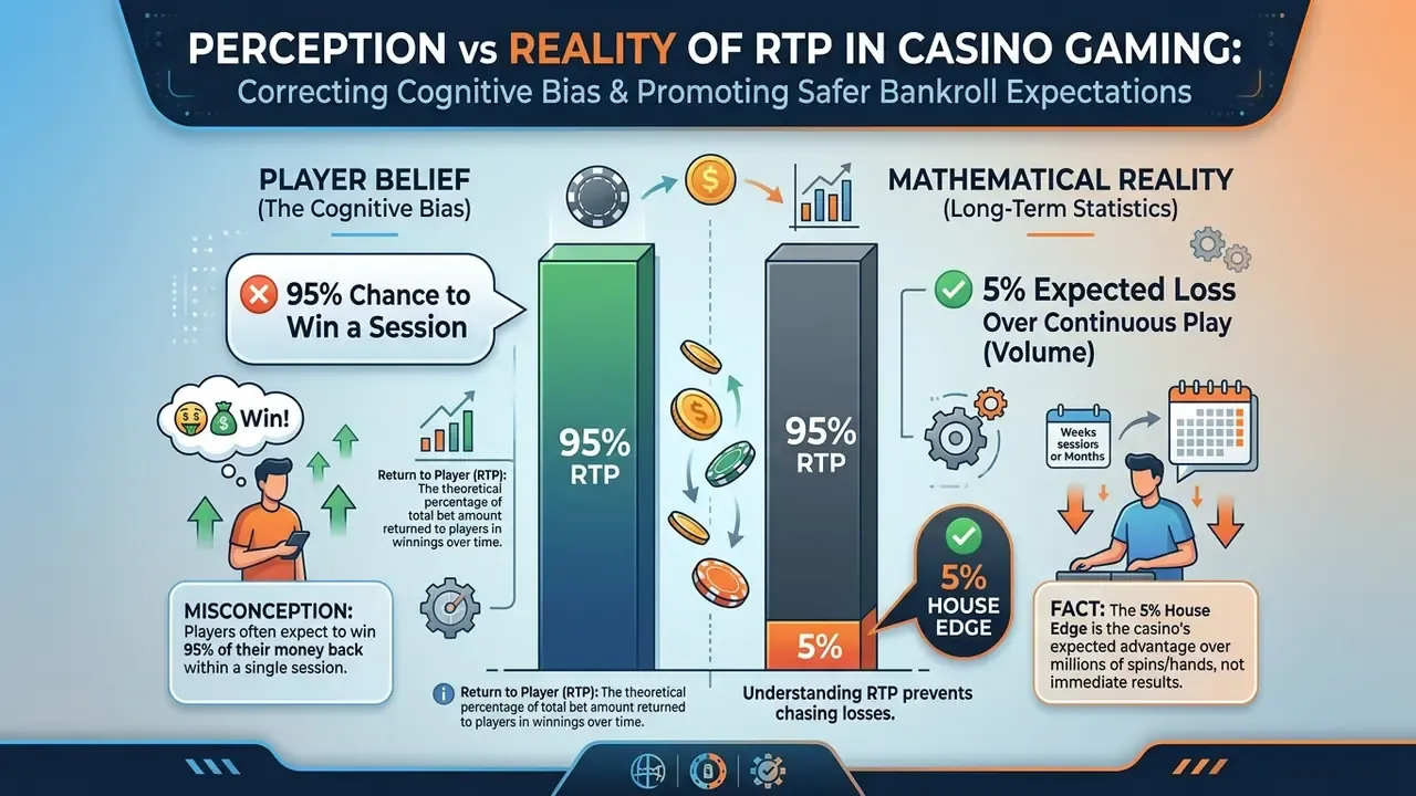 rtp perception versus house edge reality chart