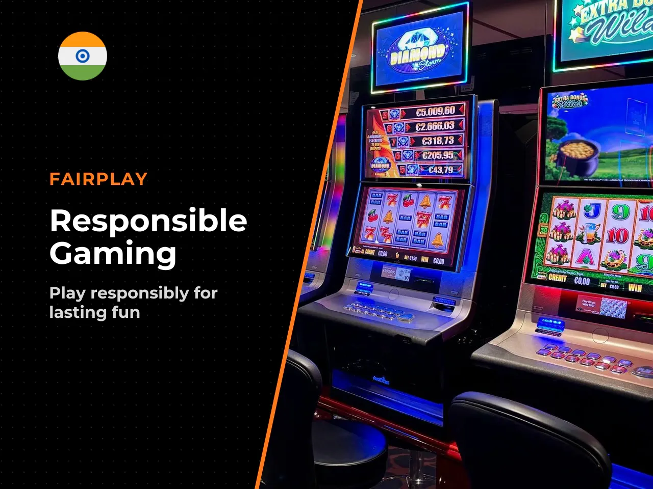 Responsible gambling notice. Slots are games