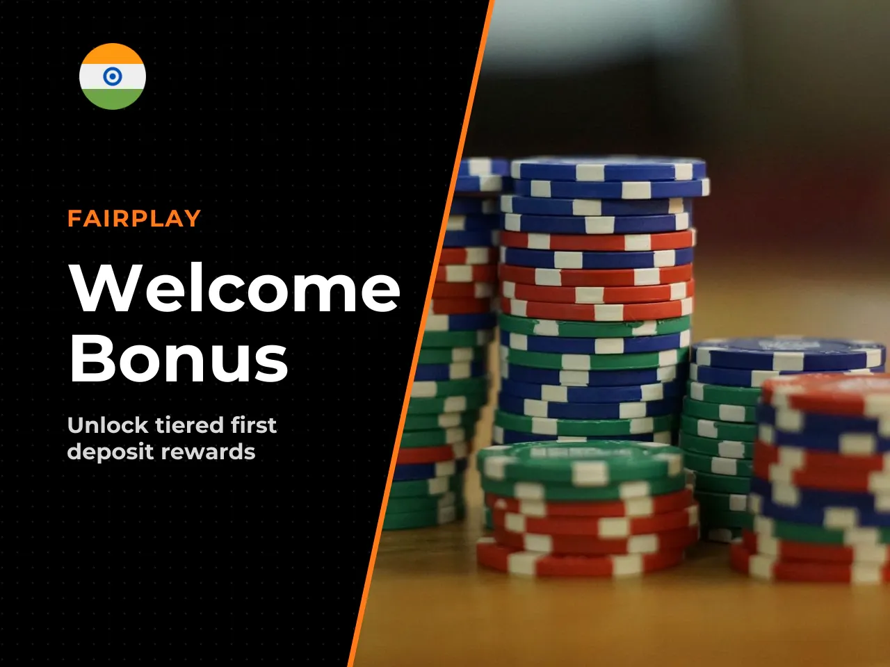 Welcome bonus structure. New users from