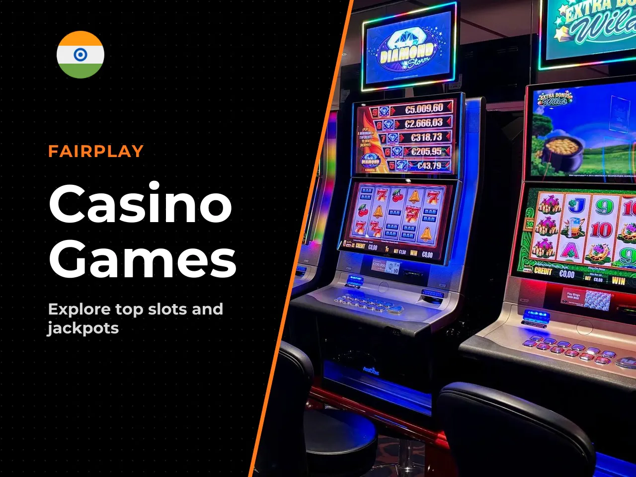 Slots, Jackpots and Crash Games. The