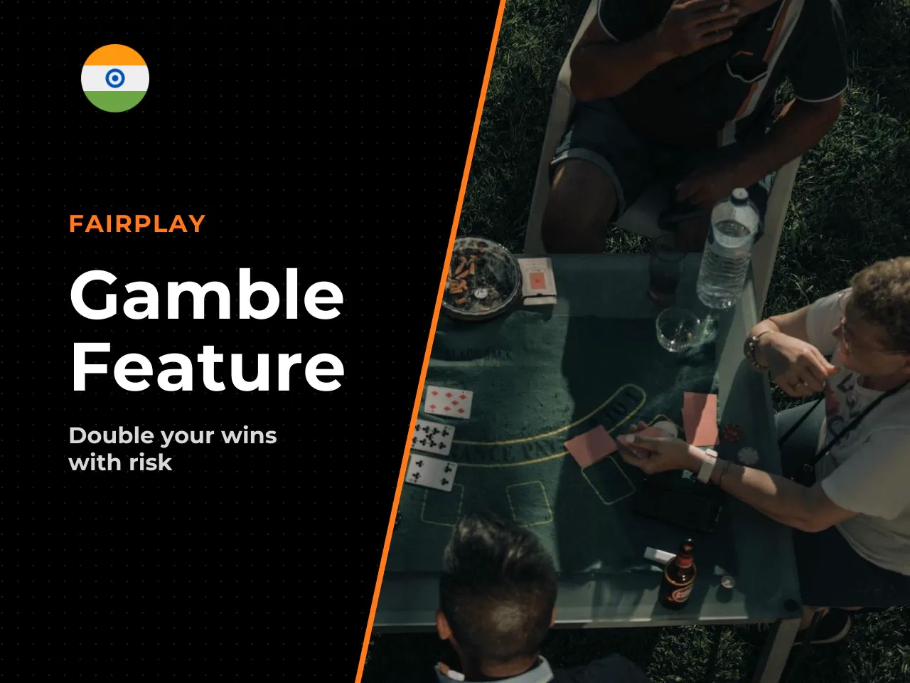 The Card Gamble Feature Risk Game